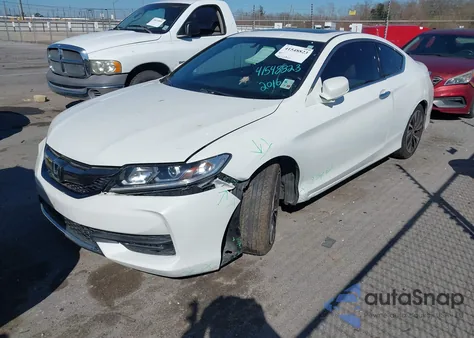 2016 Honda Accord Ex-L V-6 z USA, uszkodzony, nr VIN 1HGCT2B87GA008010